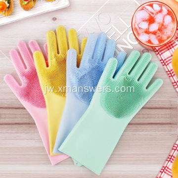 Sarung Tangan Cuci Rumah Tangga Silicone Scrubber Gloves